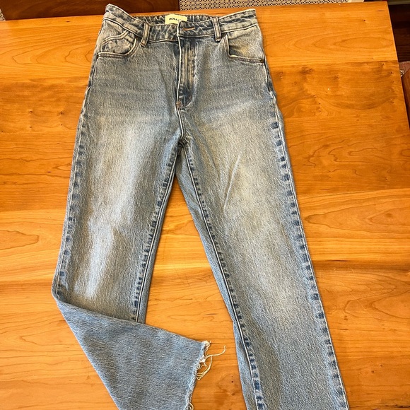 ROLLA'S Light Blue Straight Leg Jeans - Picture 1 of 4